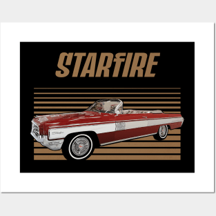 Oldsmobile Starfire Convertible 1962 Awesome Automobile Posters and Art